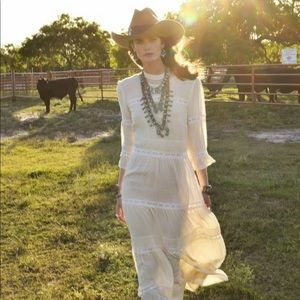 Double D Ranchwear Homespun Prairie Dress Sz 2